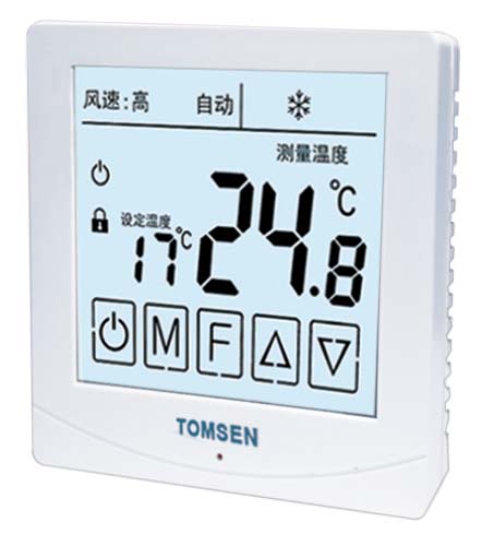 TM613大屏液晶顯示觸摸型中央空調溫控器